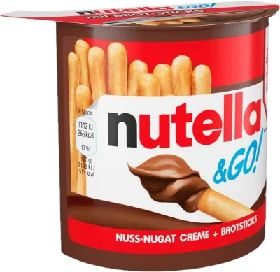 Verpackung von Ferrero Nutella & Go