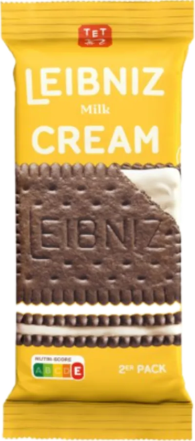 Verpackung von Leibniz Keksn Cream milk 2er