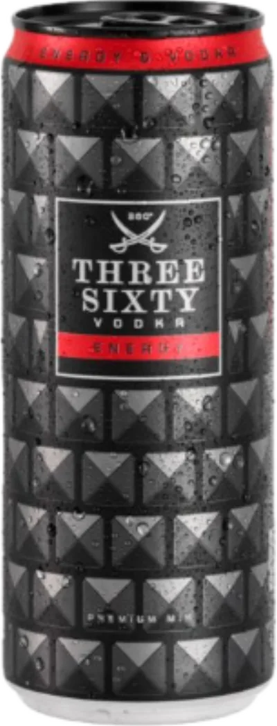 Verpackung von Three Sixty Vodka Energy 10 vol