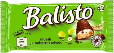Verpackung von Balisto Muesli