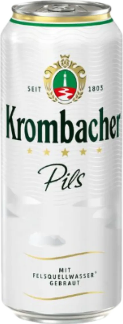 Verpackung von Krombacher Pils