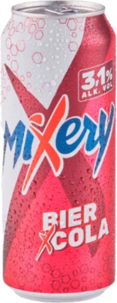 Verpackung von Mixery Bier X Cola