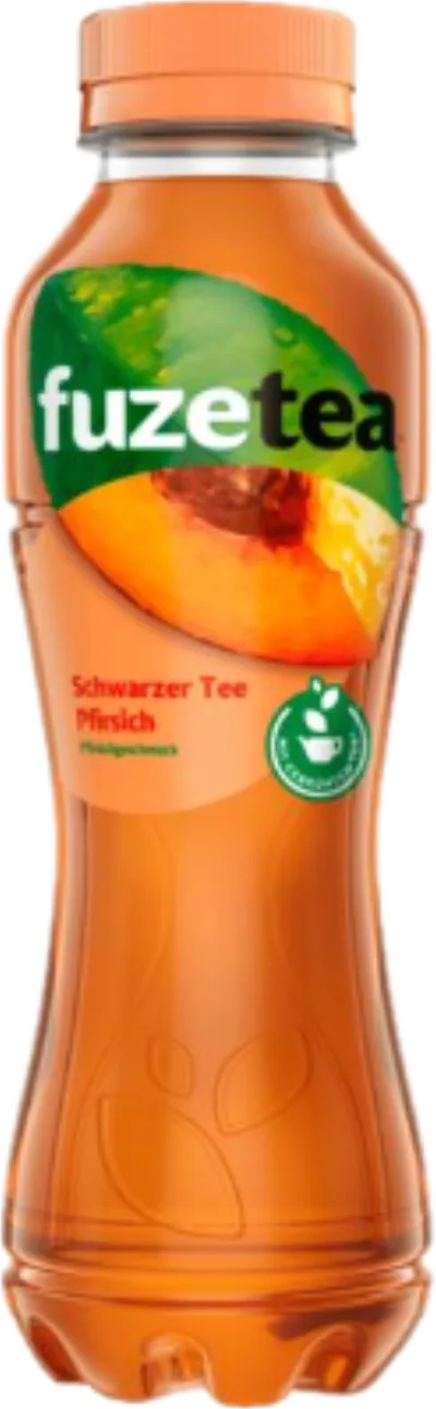 Verpackung von Fuze Tea Schwarzer Tee Pfirsich