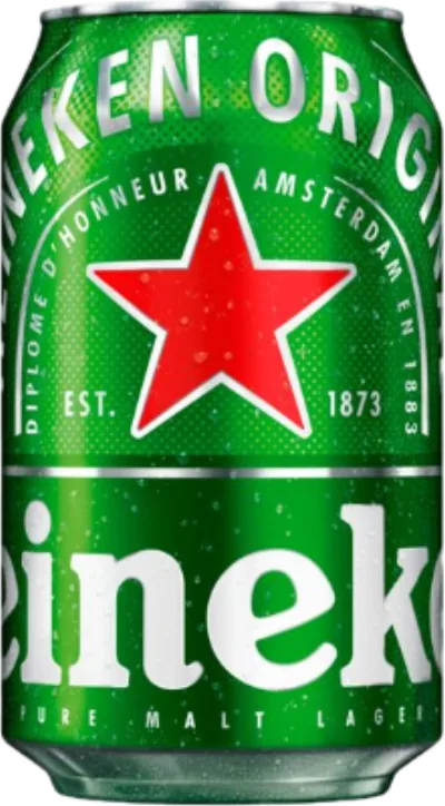 Verpackung von Heineken