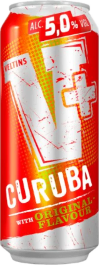 Verpackung von Veltins V + Curuba