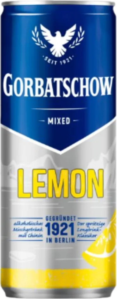 Verpackung von Gorbatschow & Lemon 10% vol.