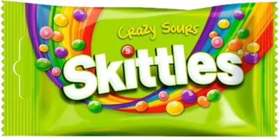 Verpackung von Skittles Crazy Sours klein