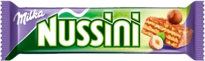 Verpackung von Milka Nussini Haselnuss