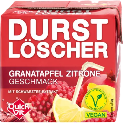Verpackung von Durstloscher Granatapfel Zitrone