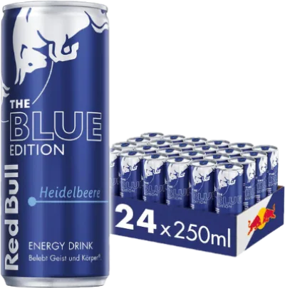 Verpackung von Red Bull Blue Edition Heidelbeere