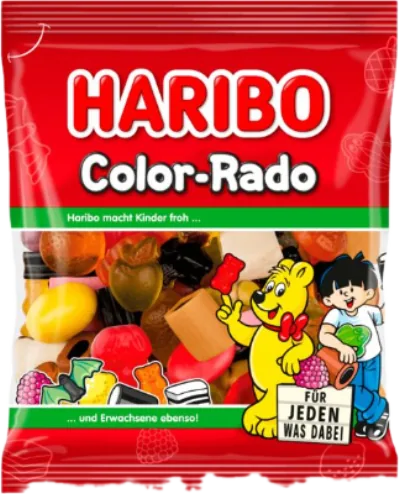 Verpackung von Haribo Color-Rado