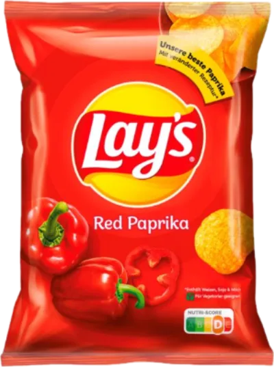 Verpackung von Lays Red Paprika