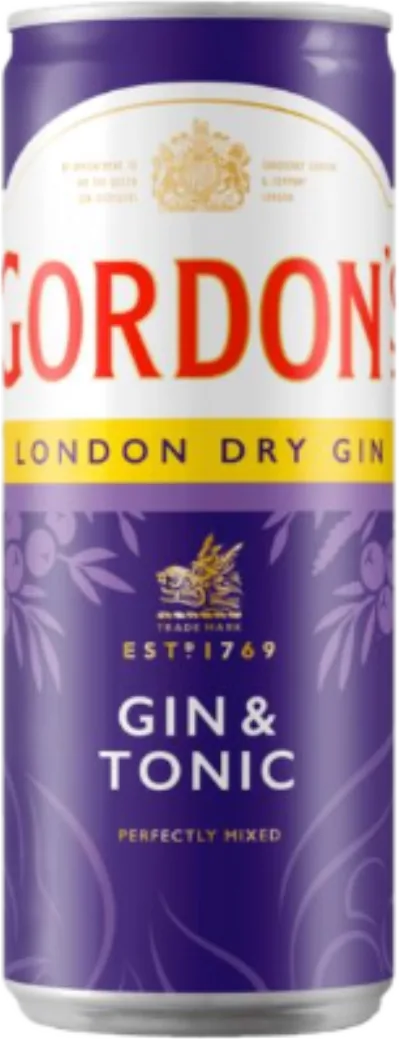 Verpackung von Gordons Gin a Tonic 10 vol