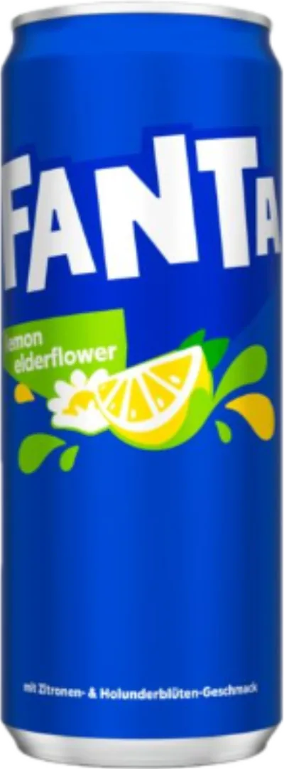 Verpackung von Fanta Lemon Elderflower