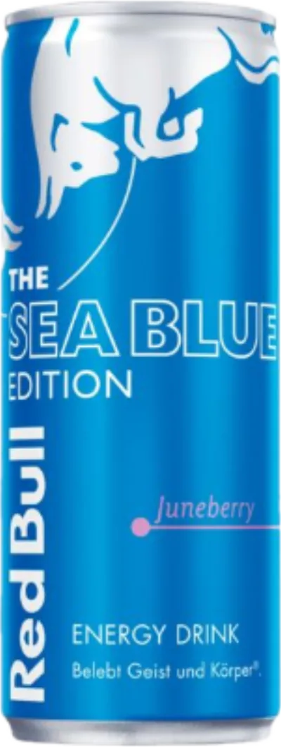 Verpackung von Red Bull Sea Blue Edition Juneberry