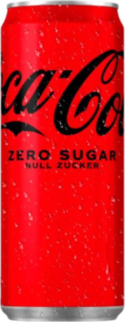 Verpackung von Coca Cola Zero