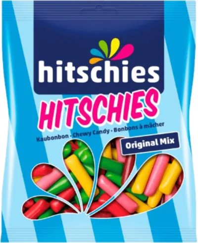 Verpackung von hitschies Original Mix Kaubonbon Dragees