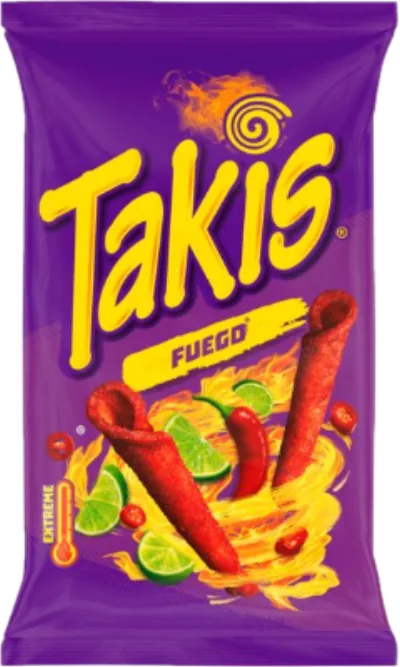Verpackung von Takis Fuego