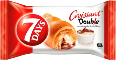 Verpackung von 7 DAYS Double Croissant Kakao-Vanille