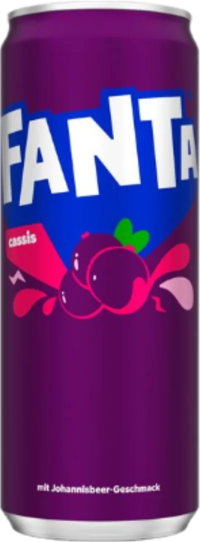 Verpackung von Fanta Cassis