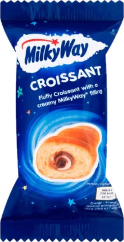 Verpackung von Milky Way Croissants