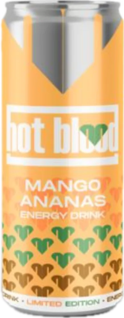 Verpackung von Hot Blood Energy Mango Ananas