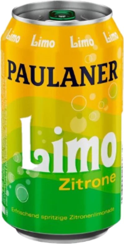Verpackung von Paulaner Limo Zitrone