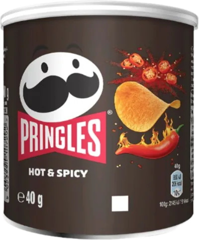 Verpackung von Pringles Hot & Spicy
