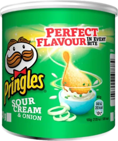 Verpackung von Pringles SourCream & Onion