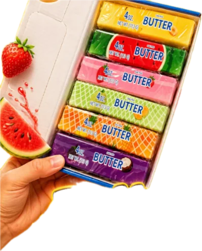 Squishy Butter Obstsorten
