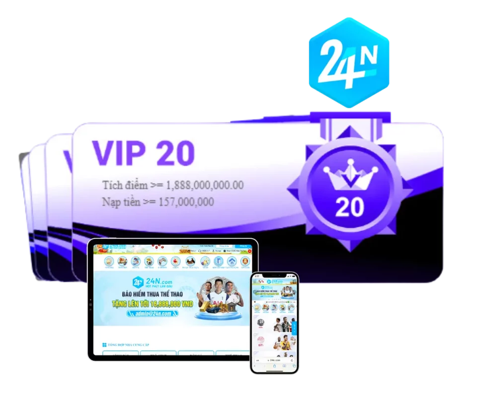 Cách Nâng Cấp và Nhận Thưởng VIP 24n